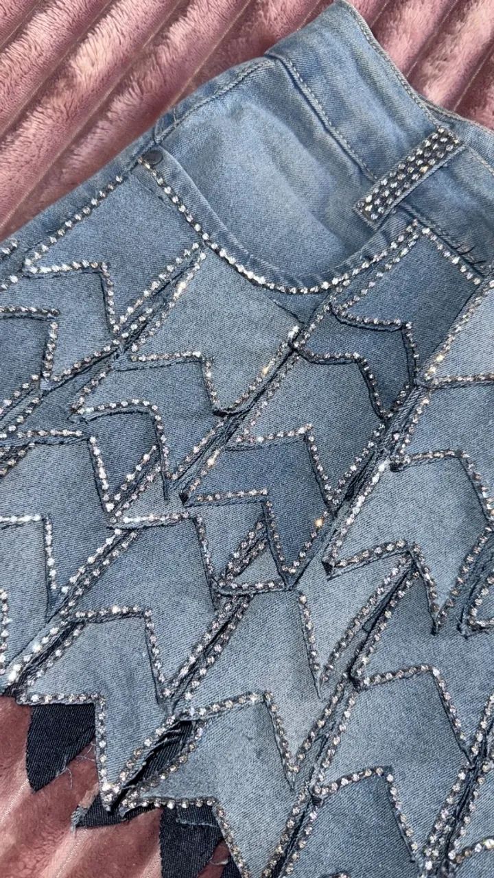 Saia junina em strass - Foto 2