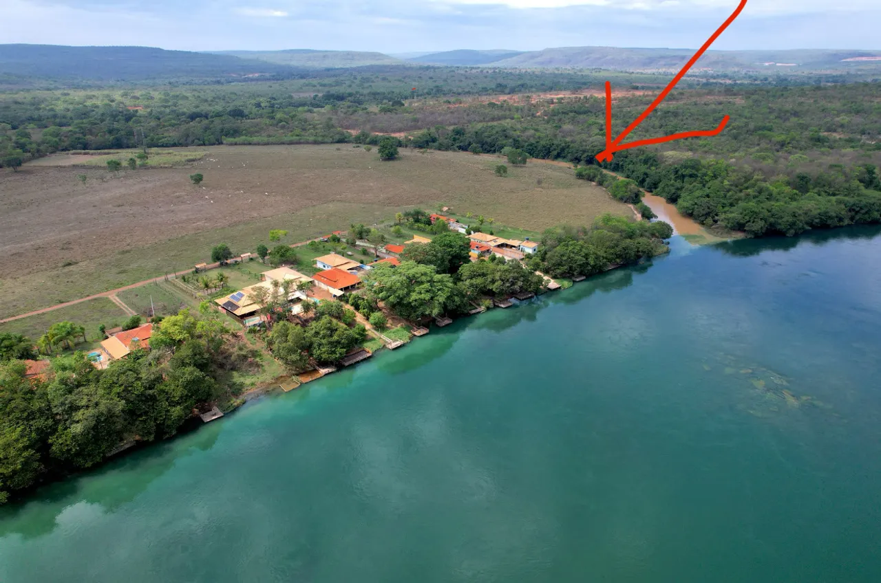 Lote na beira do Rio em Tres Marias