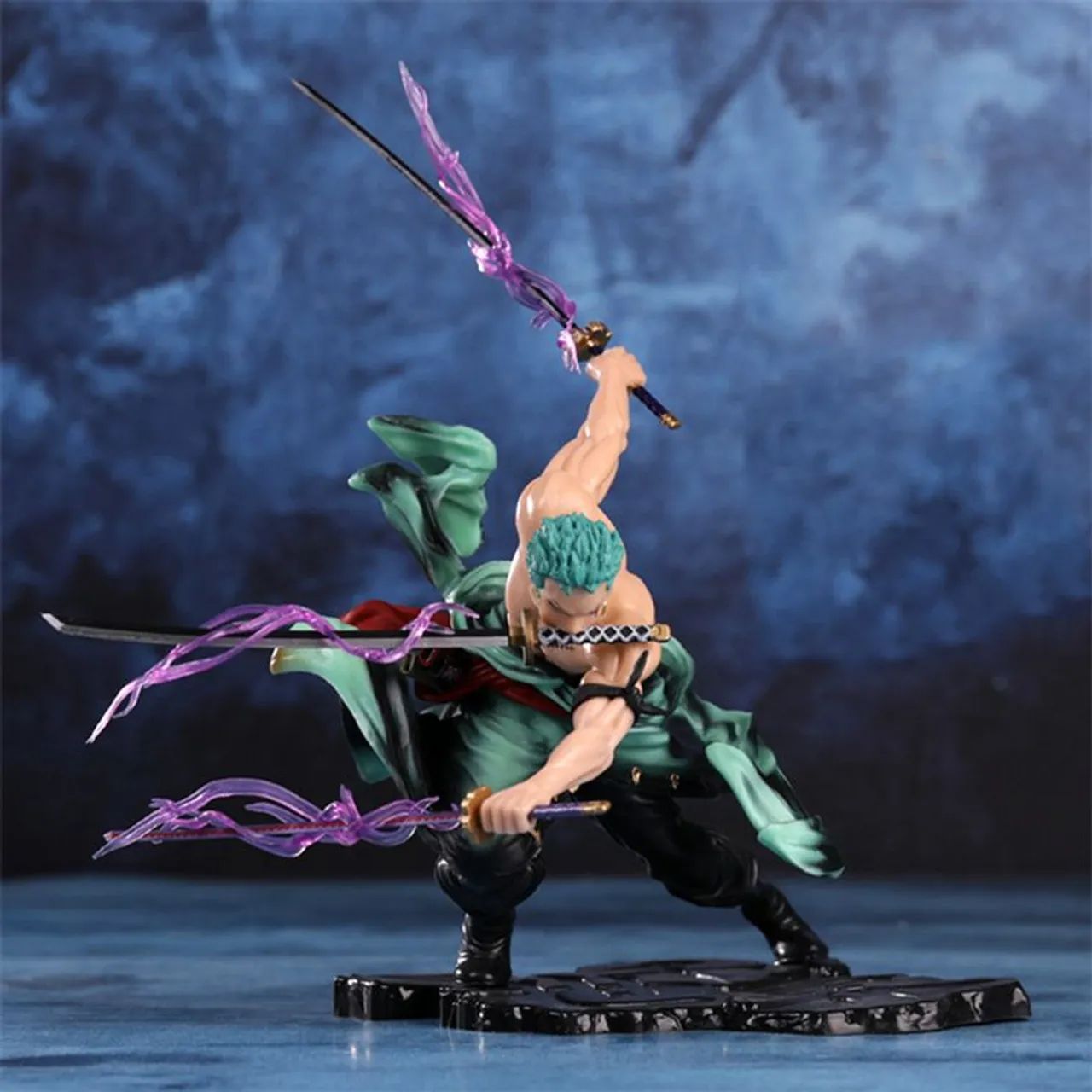 Boneco Roronoa Zoro One Piece Pirata Action Figure 10cm<br> - Foto 2