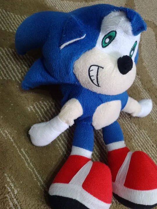 Sonic Pelúcia grande 50 cm - Foto 2