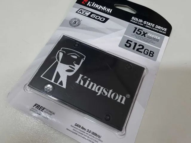 Ssd 512gb - 2.5 - Sata 3 - Kc600 Kingston Novo 