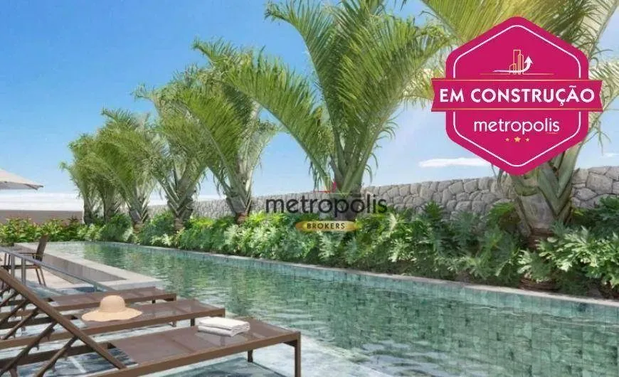 Apartamento com 2 dormitórios à venda, 72 m² por R$ 841.000,00 - Vila Assunção - Santo And