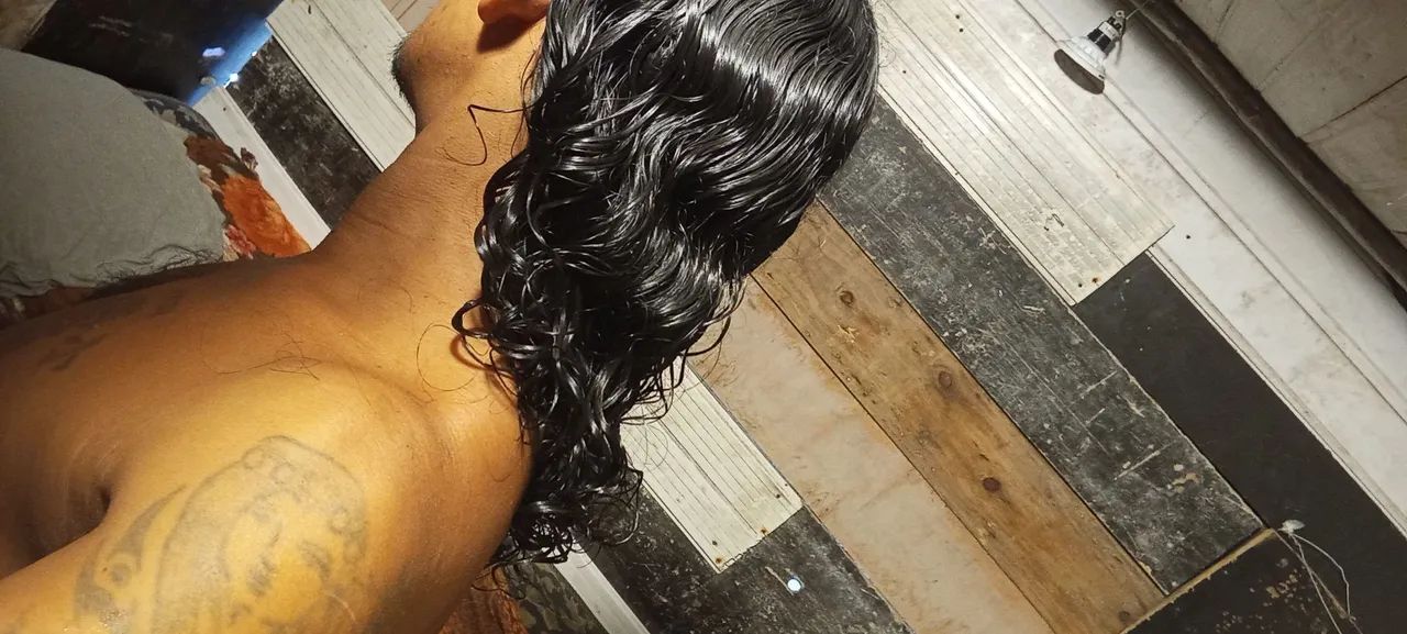 Vendo este cabelo humano nunca usei produto totalmente natural