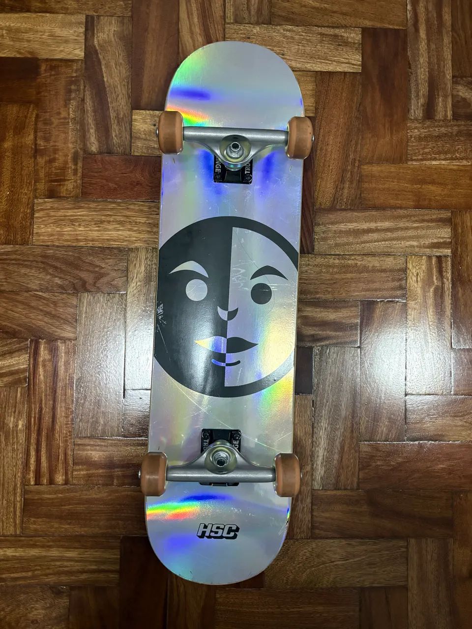 Skate de lixa seminovo