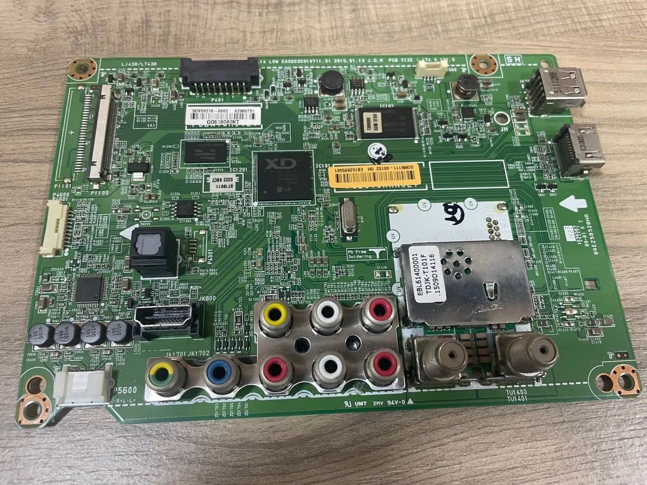 Placa mãe TV LG 49/50 POLEGADAS LJ43B/LT43B - Foto 2