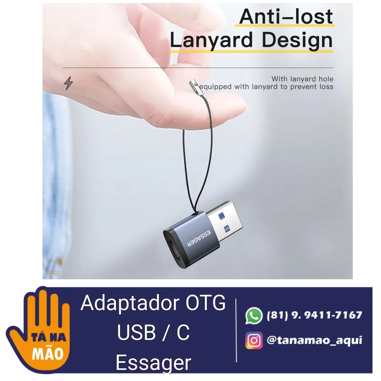 Adaptador OTG USB C Essager - Foto 2