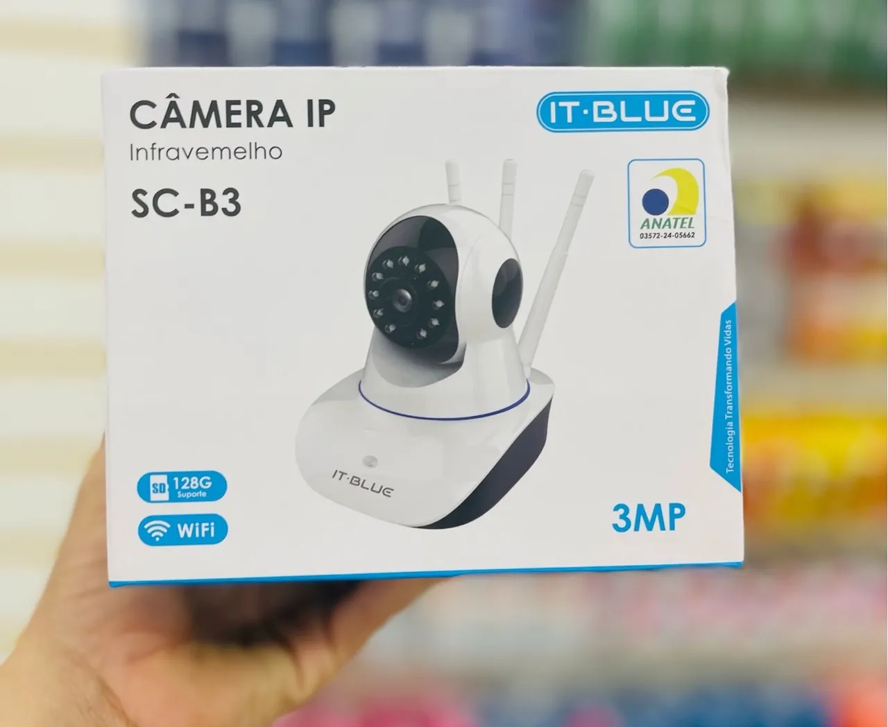 Câmera IP Infravermelho SC-B3 3MP IT-BLUE