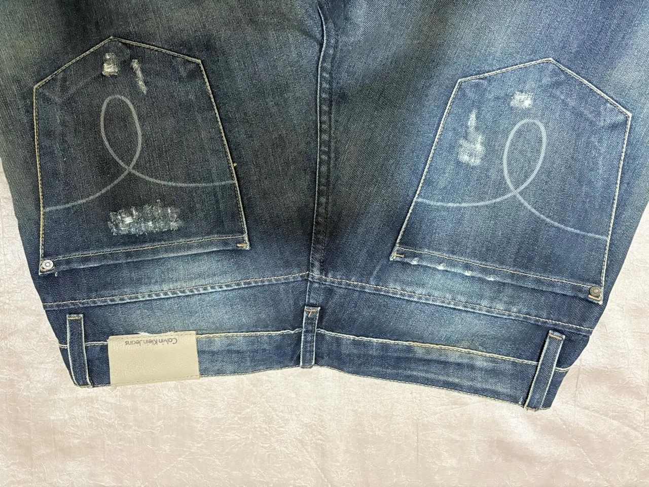 Calça Jeans Calvin Klein Slim Straight 38/48 - Foto 2