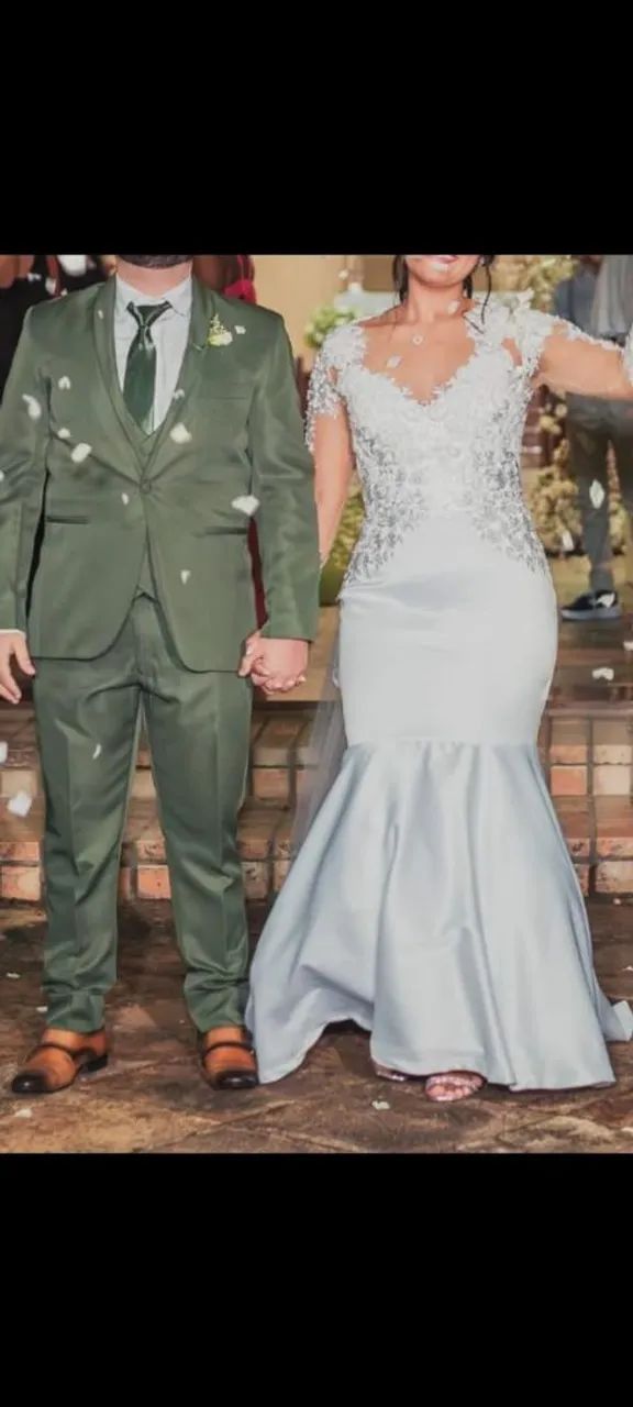 Vestido de noiva veste ate um 38 40