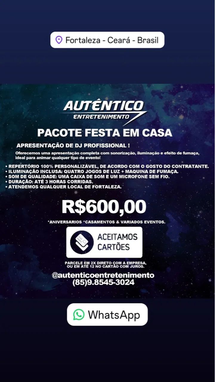DJ SOM E ILUMINAÇÃO DISPONÍVEL PARA LOCAÇÃO  - Foto 4
