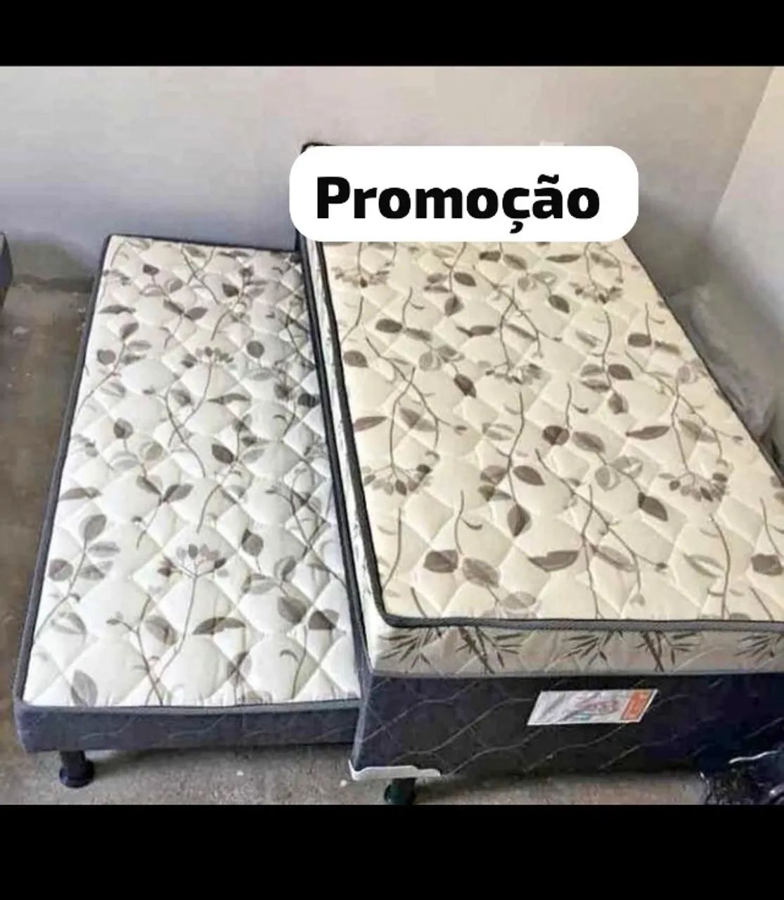Cama box com auxilia (brinde) novo