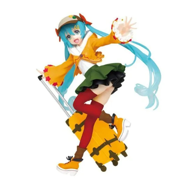 Figure Hatsune Miku Renovação Bagagem Roupas De Outono