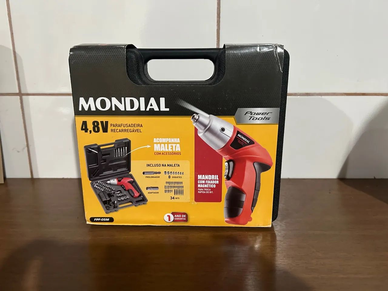 Parafusadeira Mondial Recarregável 4.8V - Foto 2