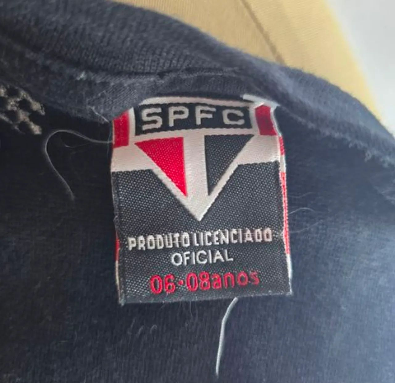 Blusa moletom spfc infantil 6 a 8 anos menino - Foto 3