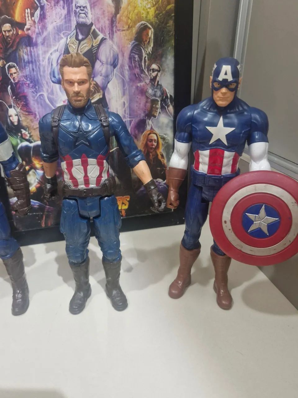 lote - Action Figure - Capitão América- 30cm originais - Foto 5