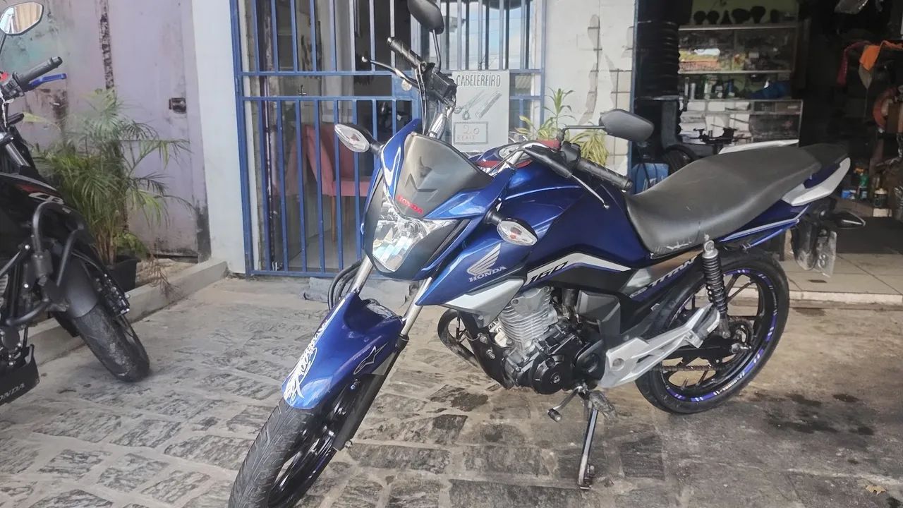 Titan 160 cor azul  - Foto 4