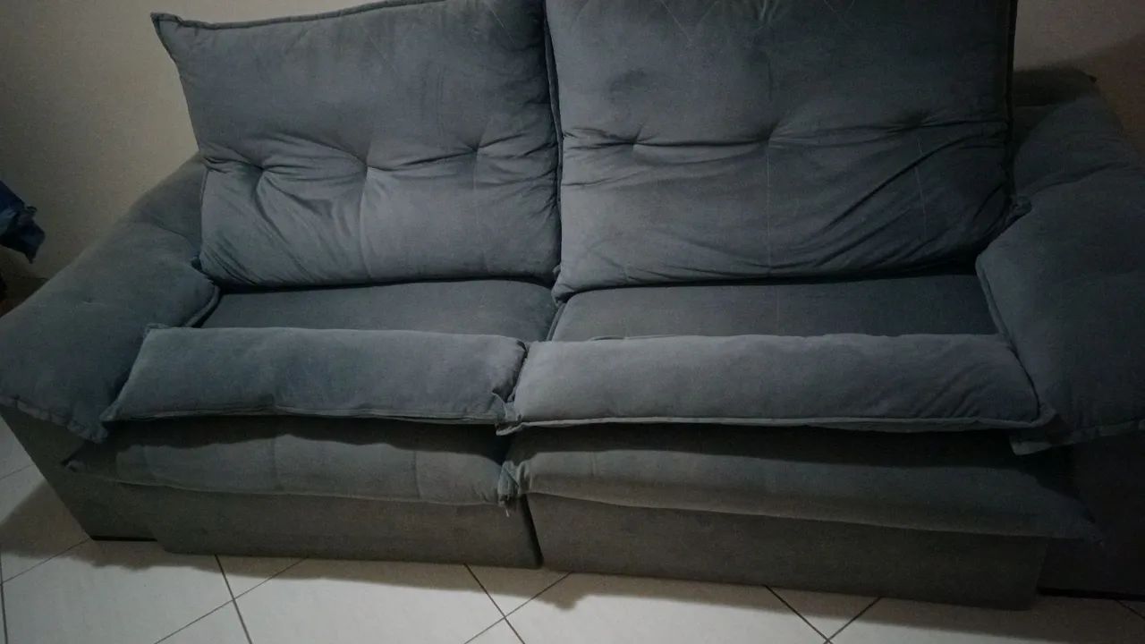Sofá super confortável de alta qualidade aceito troca e estudo ofertas - Foto 3
