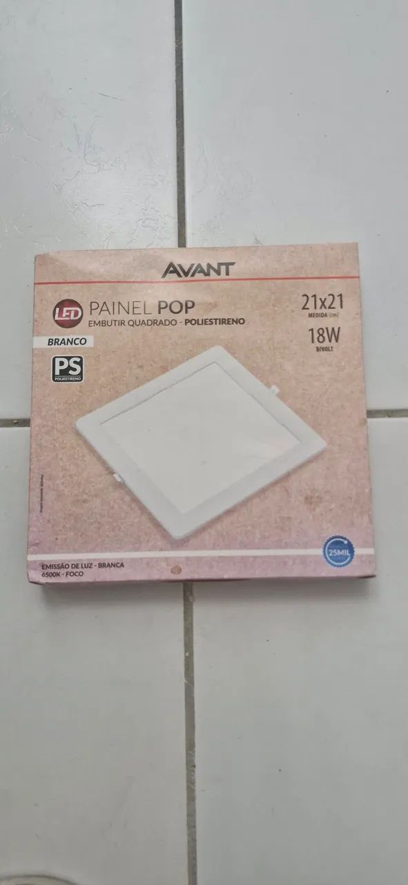 Painel led 18w