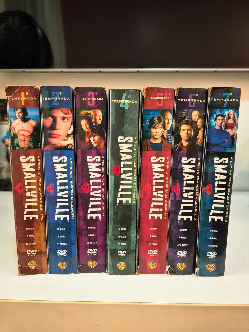 Coleção DVD Smallville 1 a 7