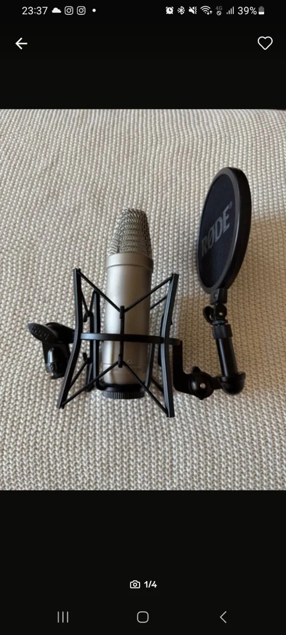 Microfone Rode NT1-a Condensador - Microfones e Gravadores
