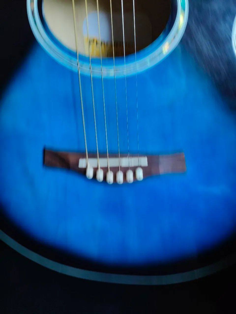 Violão Giannini elétrico dark blue - Foto 5