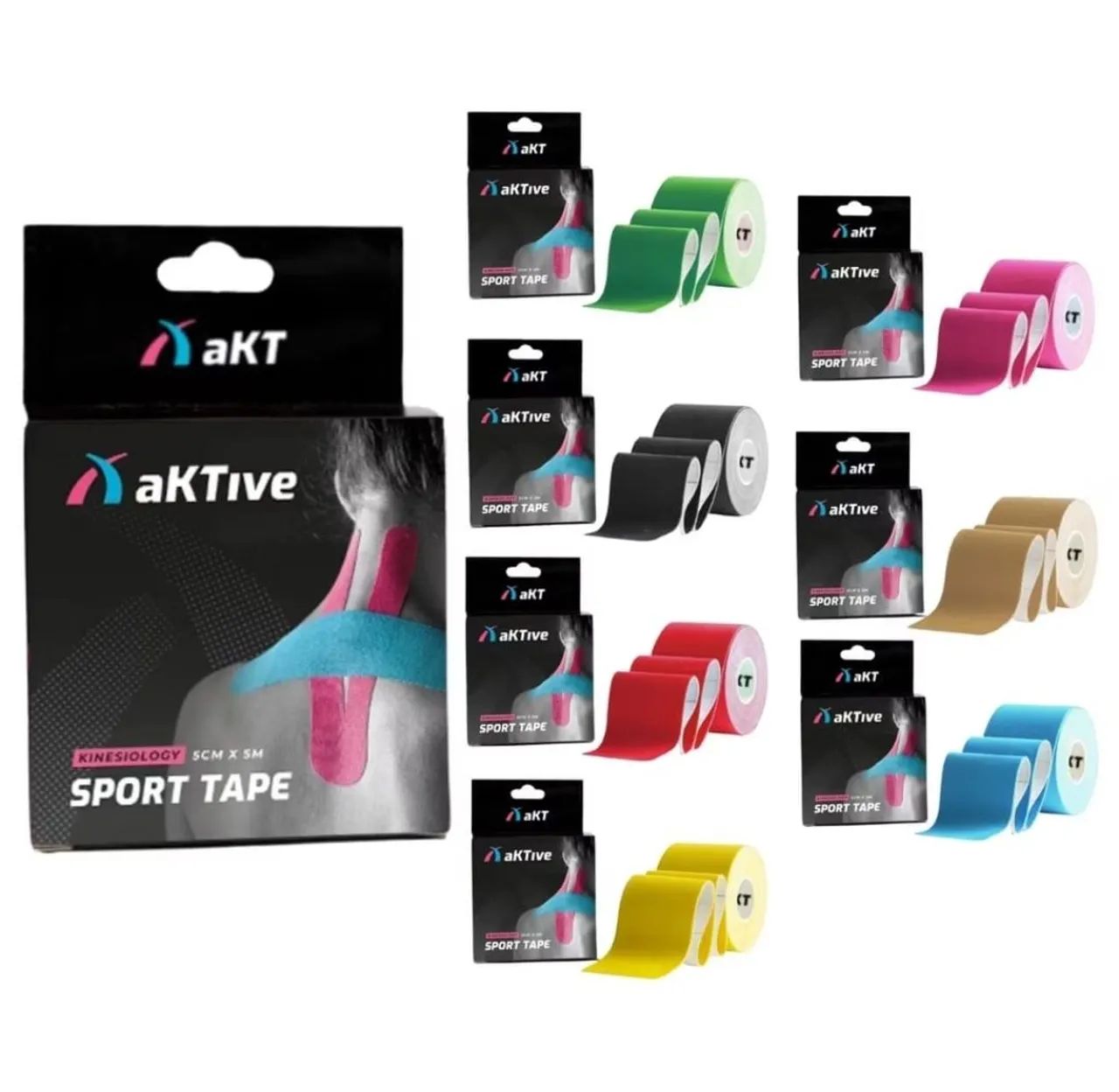 KINESIO TAPE AKTIVE - BANDAGEM ELÁSTICA 