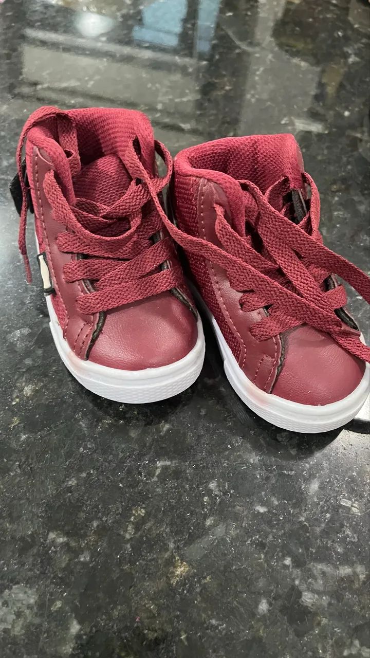 Tênis bota infantil