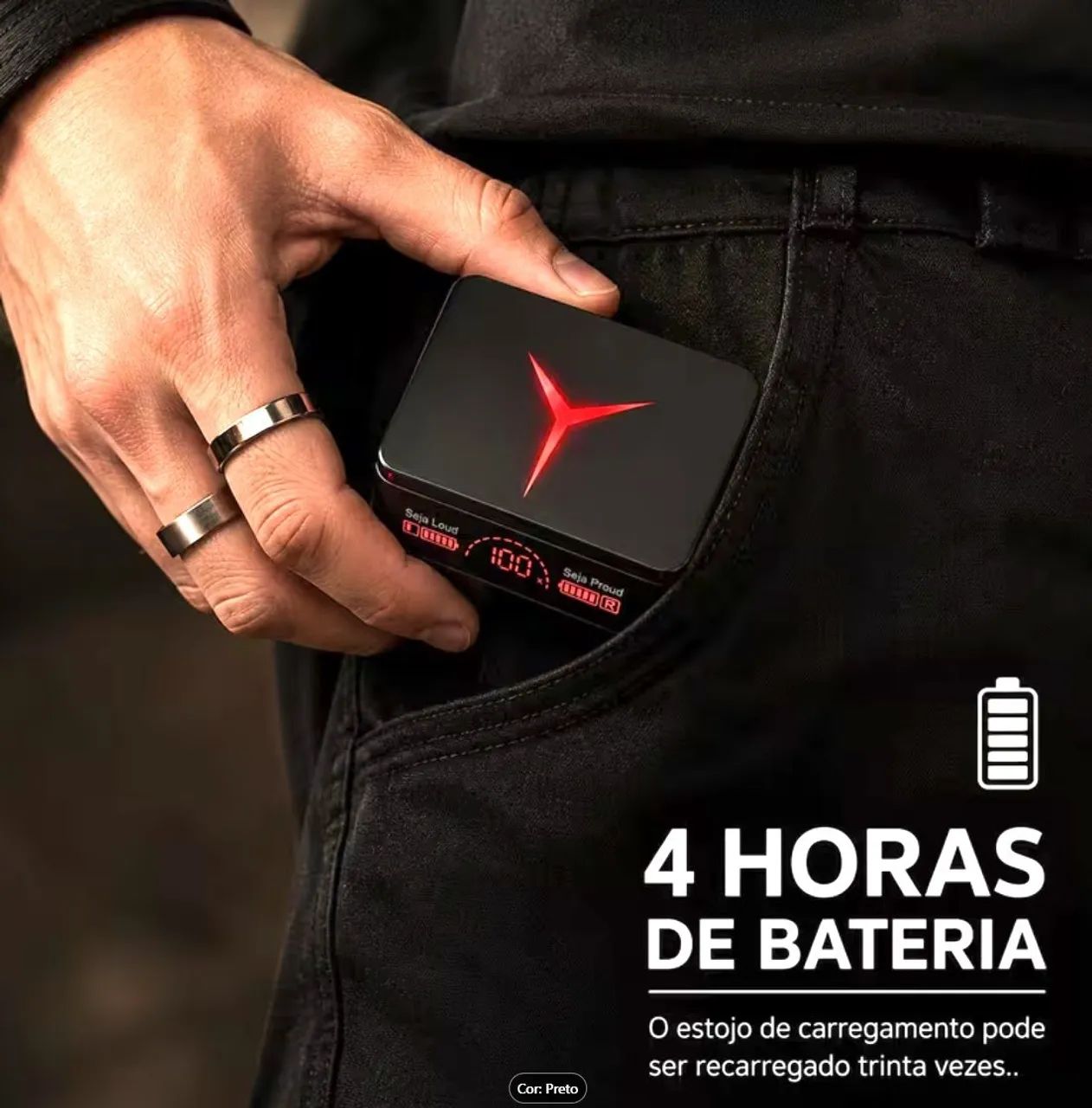 Fones de ouvido bluetooth TWS M90Pro - Foto 4