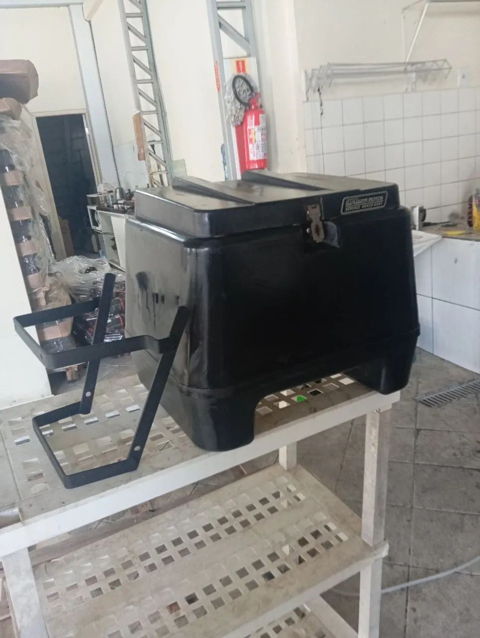 Caixa bagageiro moto