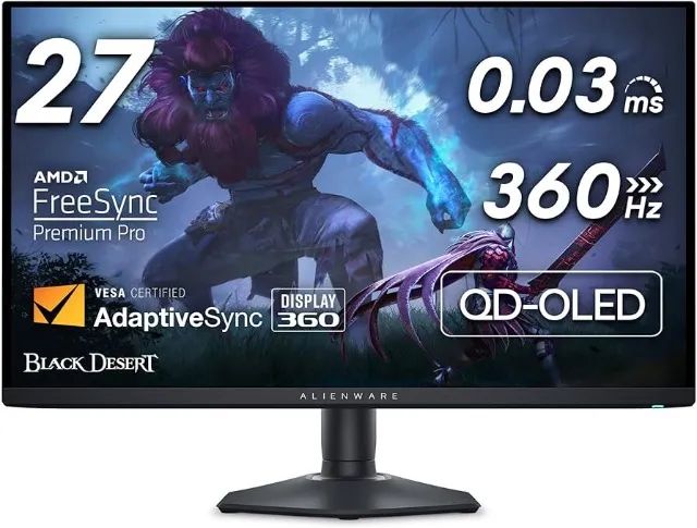 Monitor QD-OLED Alienware AW2725DF 27"  360Hz 