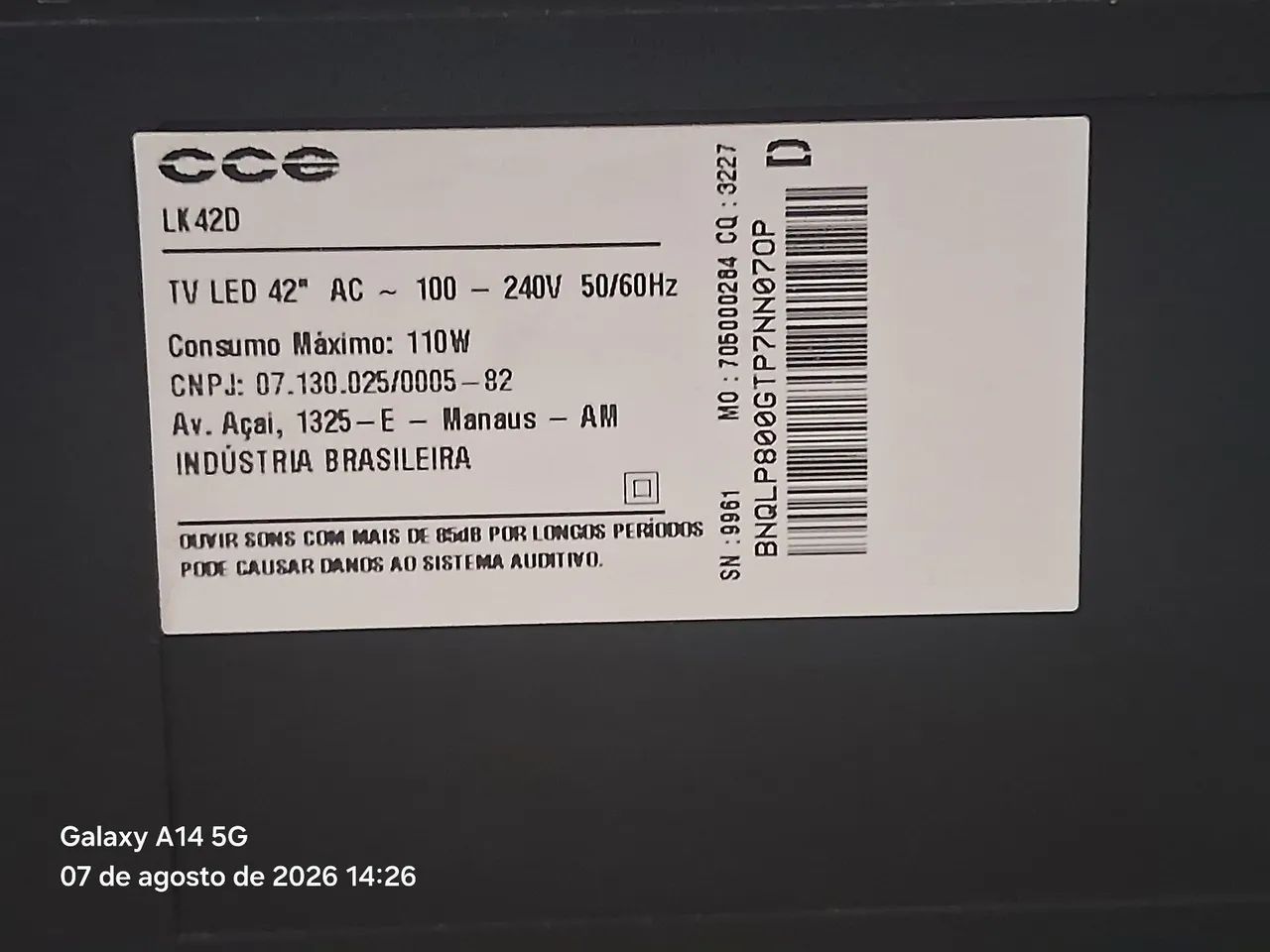 Televisão Led 42/ nao é smart - Foto 2