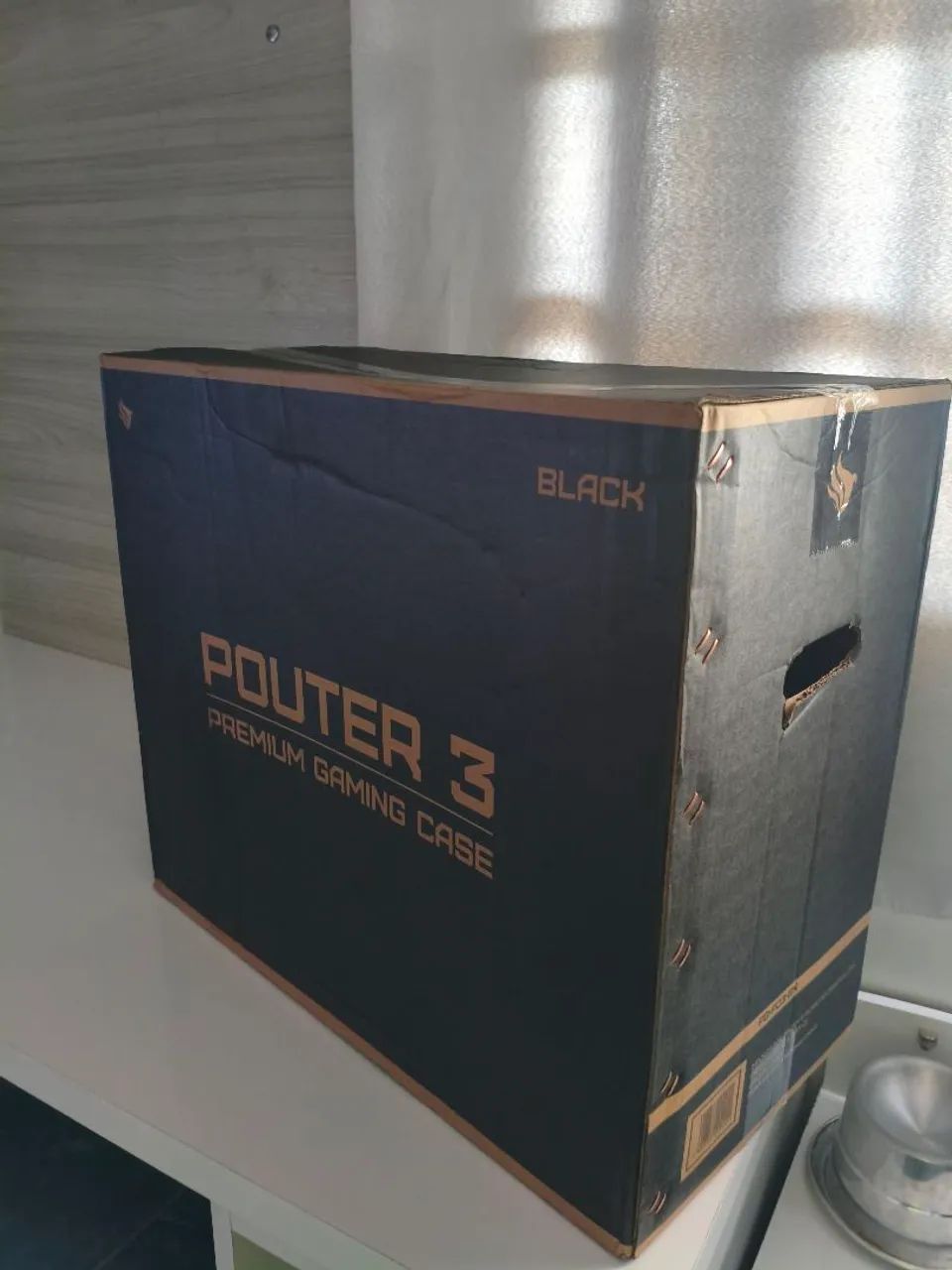 Gabinete Pichau pouter 3 Black (sem RGB) - Foto 4