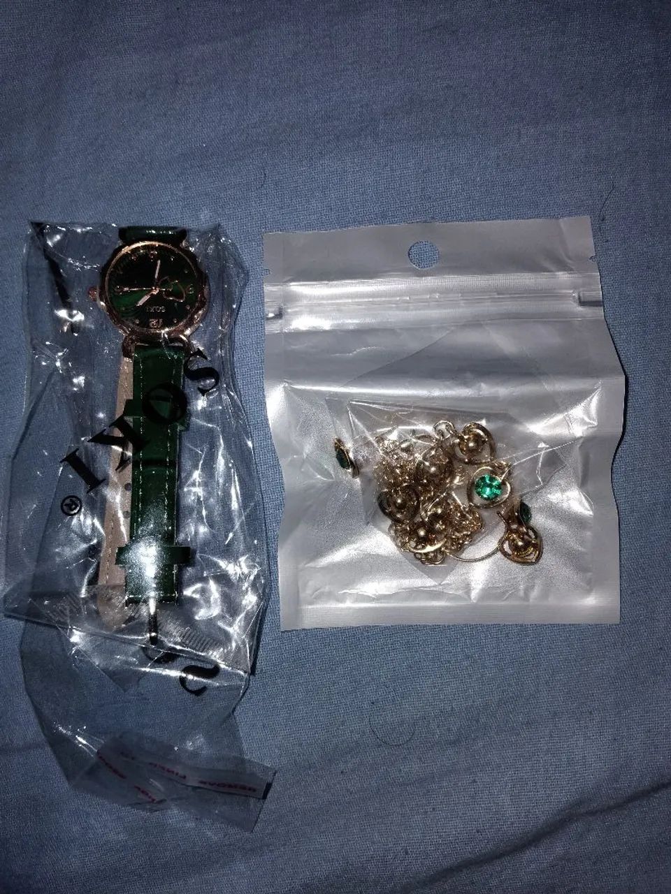 Kit de relógio e bijuterias (colar, brincos etc) graciosos lindos  - Foto 2
