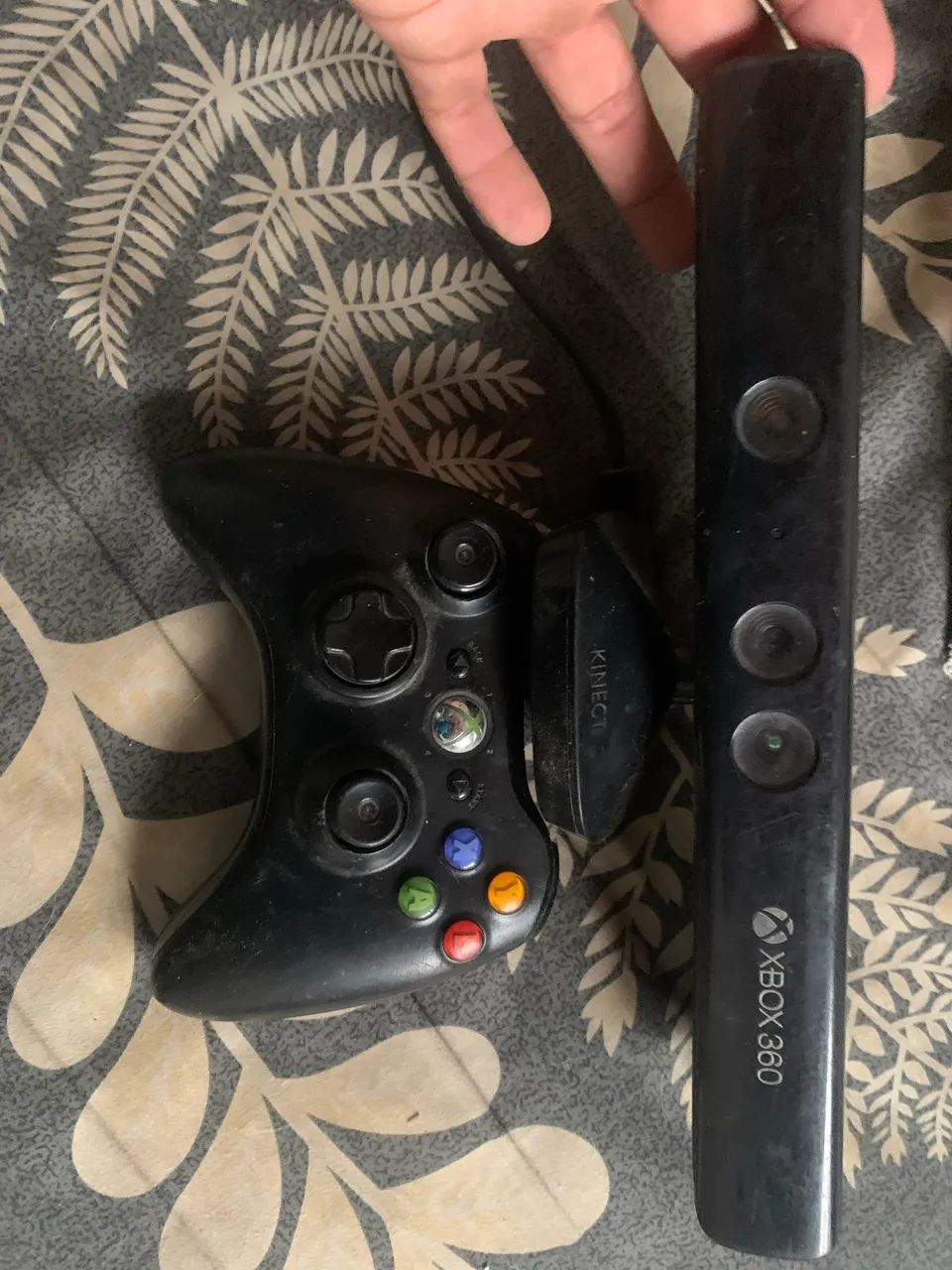 Pra vender kinect e controle xbox 360 funcionando perfeitamente 