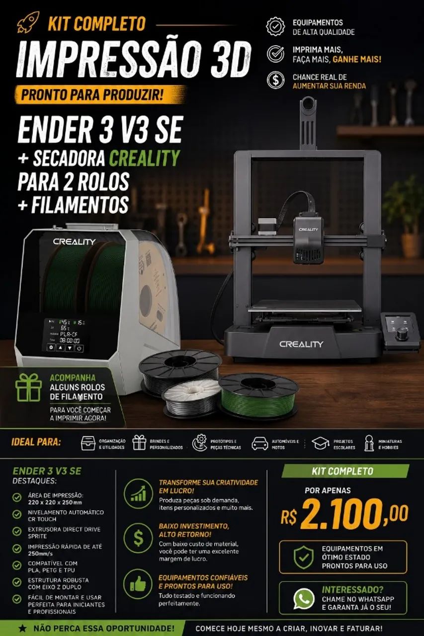 KIT Impressora 3D