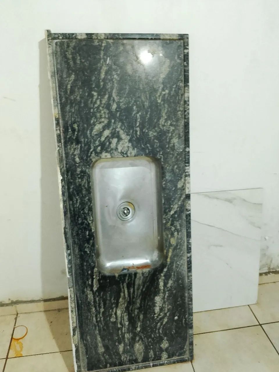 Black granite kitchen sink