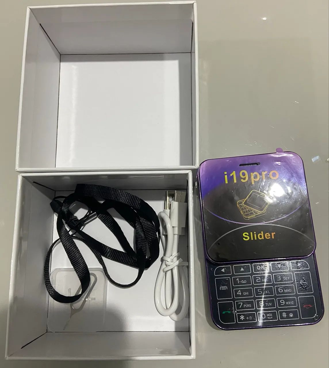 Celular i19pro slider roxo  - Foto 4