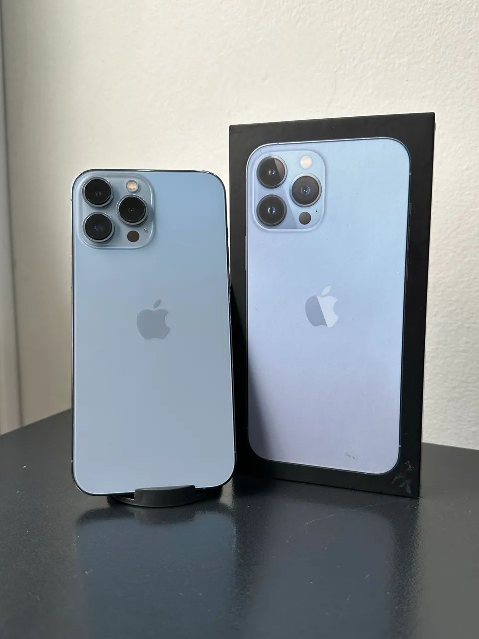 iPhone 13 Pro Max 256gb Azul semi novo impecável - Celulares e