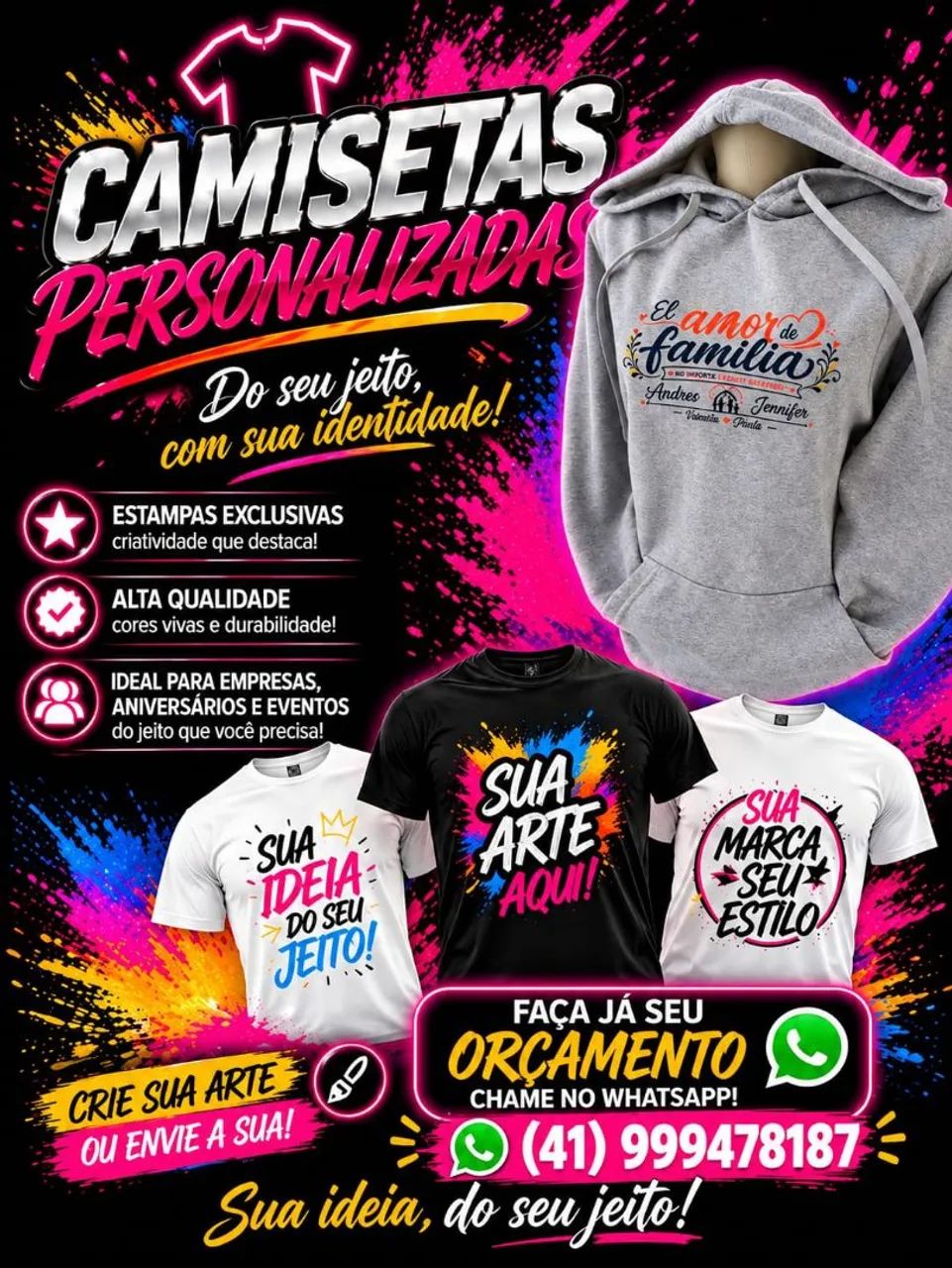Camisetas personalizadas 
