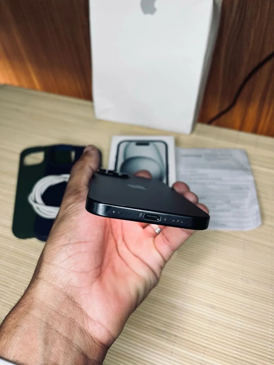 IPHONE 15 - 128GB - Black novíssimo  - Foto 5