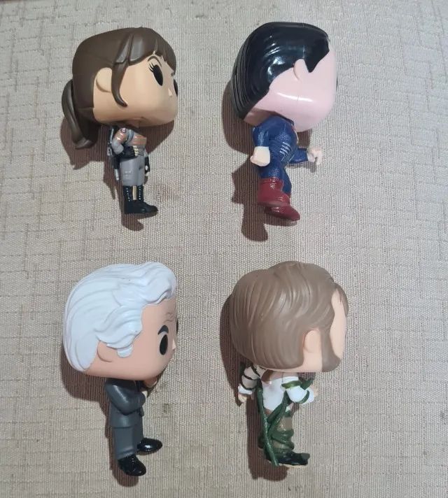 lote 4 bonecos Funko Pop Original - Superman,  Stranger Things, Ghostbusters - Loose - Foto 4