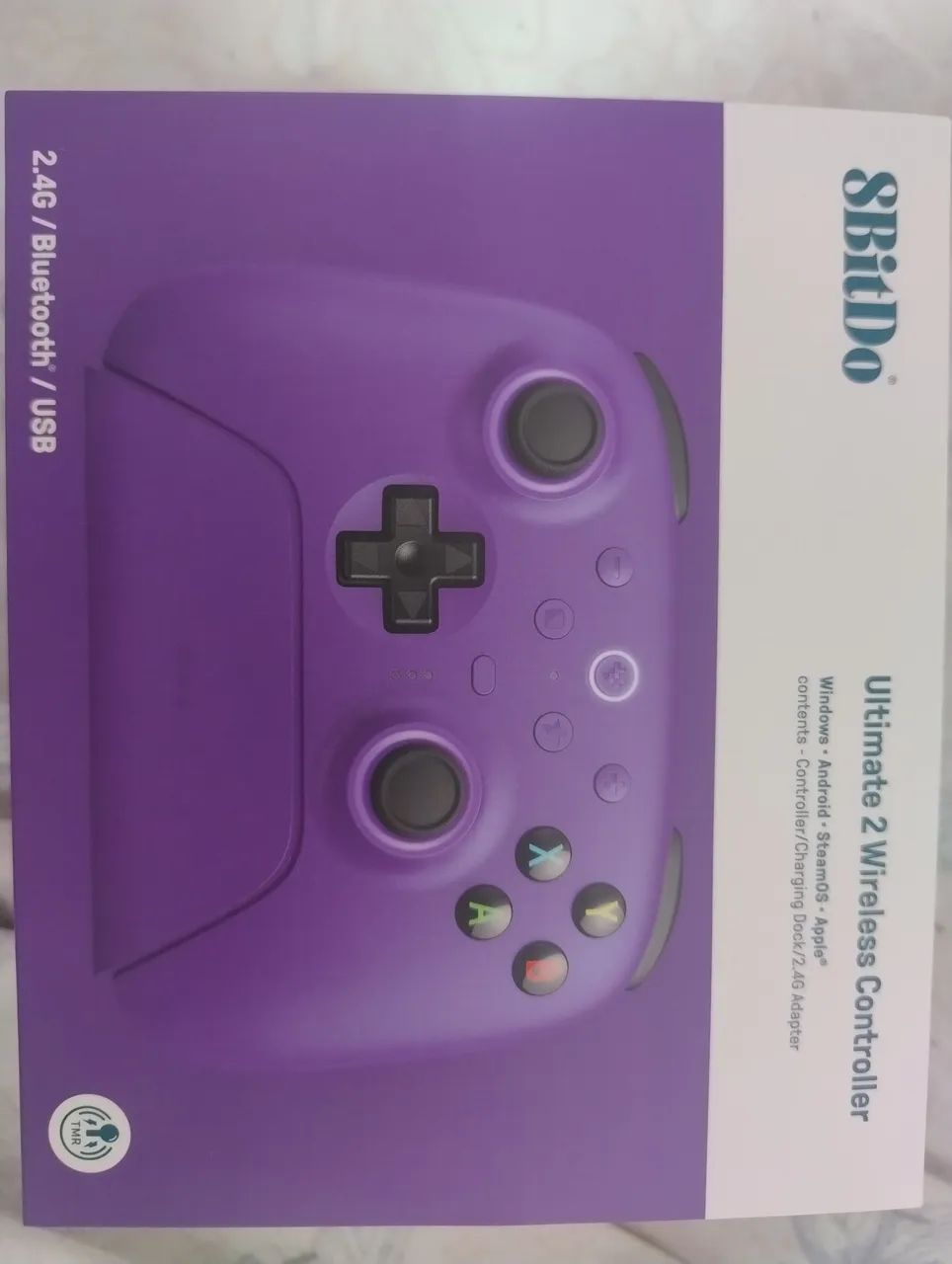 Controle 8bitdo ultimate 2 roxo lacrado  - Foto 3
