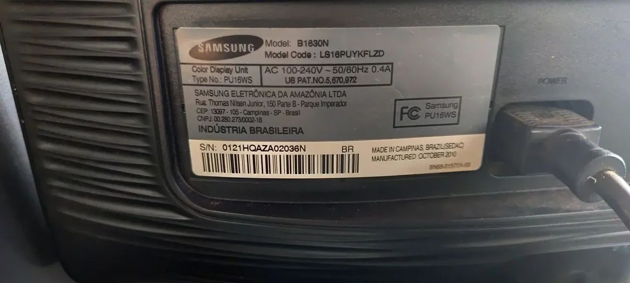 Monitor Samsung 16" VGA, B1630N - Foto 2