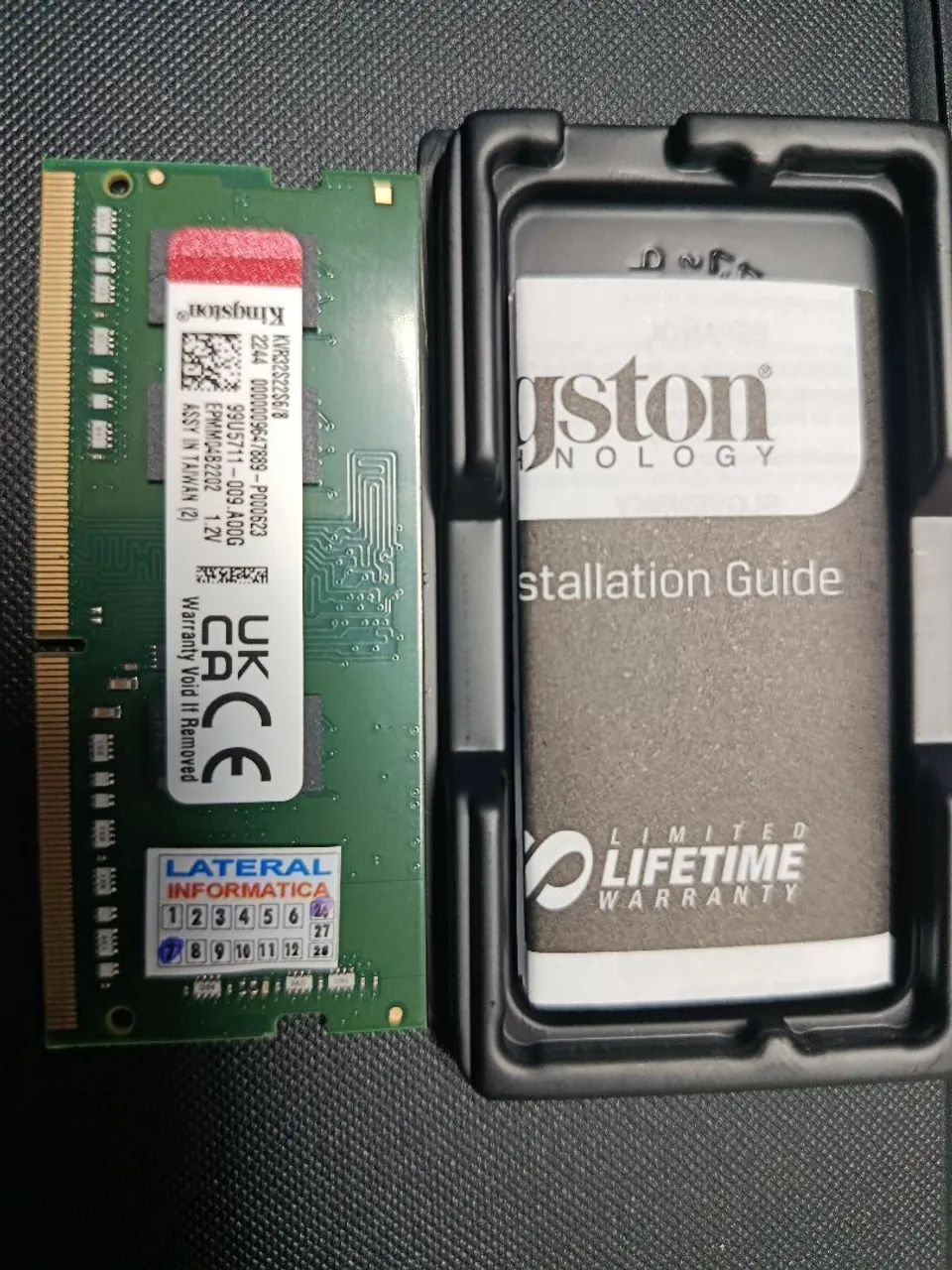Memória ram 8 GB DDR 4 - Kingston  - Foto 3