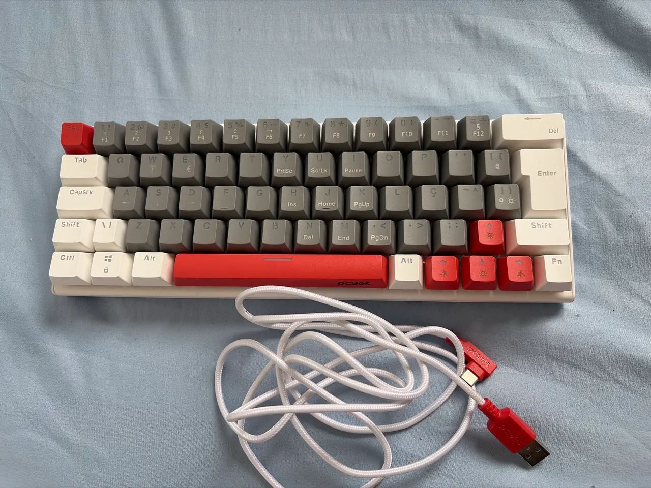 Teclado mecânico switch red e mouse gamer logitech com 7 botões programáveis  - Foto 3