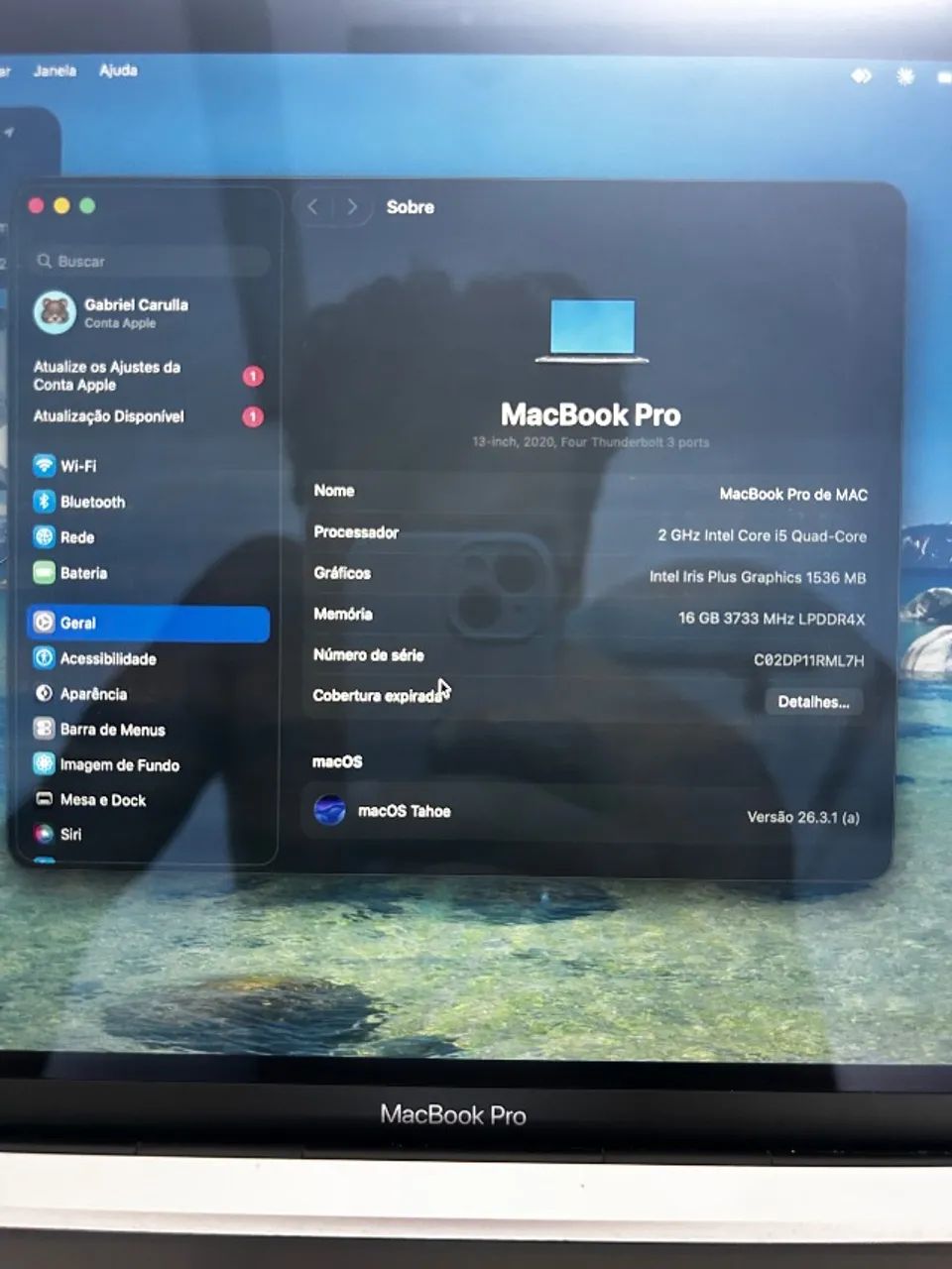MacBook Pro 2020 16GB RAM 500GB SSD intel i5 - Notebooks - Jardim
