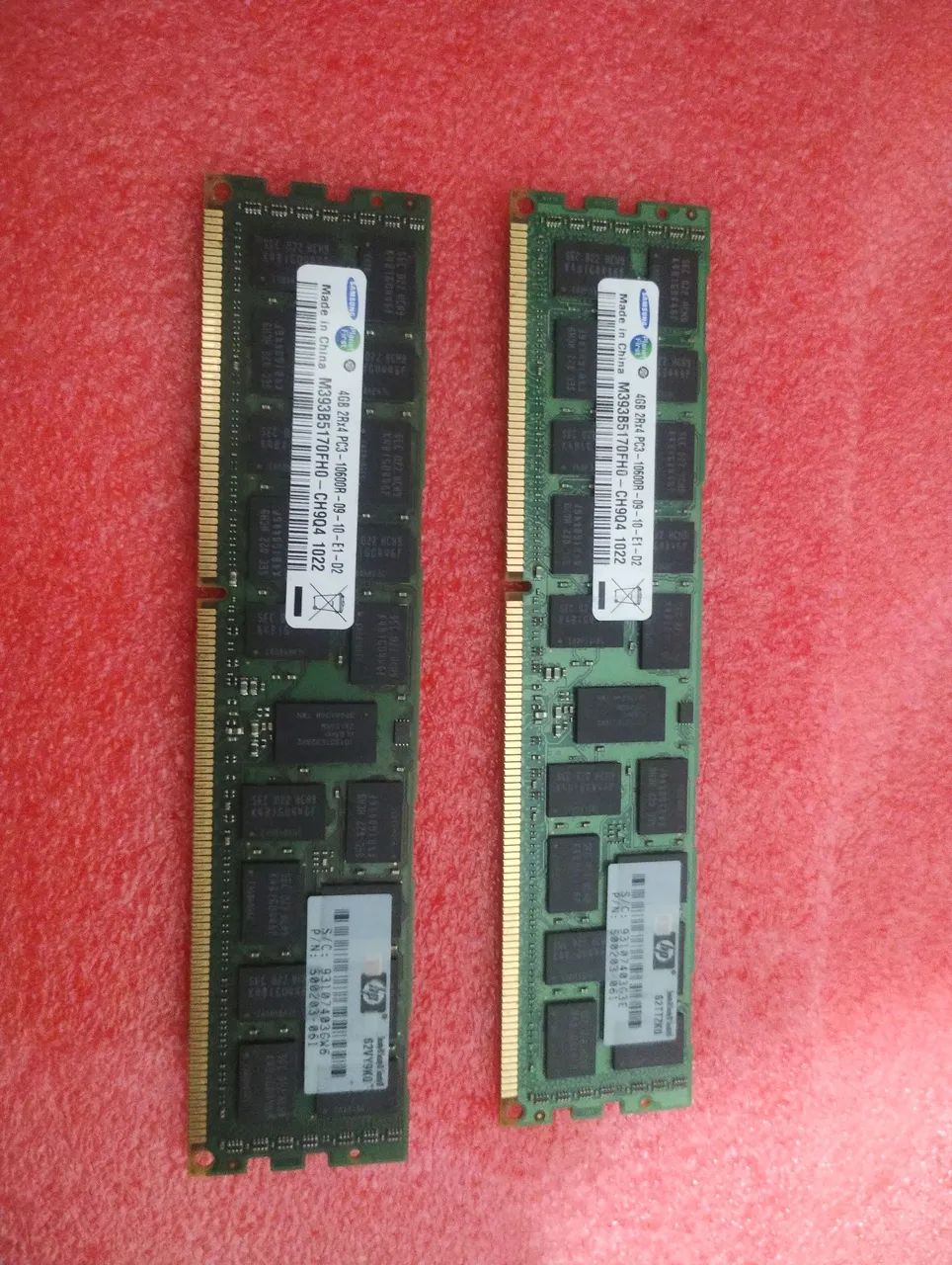 Memória ram 8gb (2x4) Ddr3 de servidor (kit Xeon)