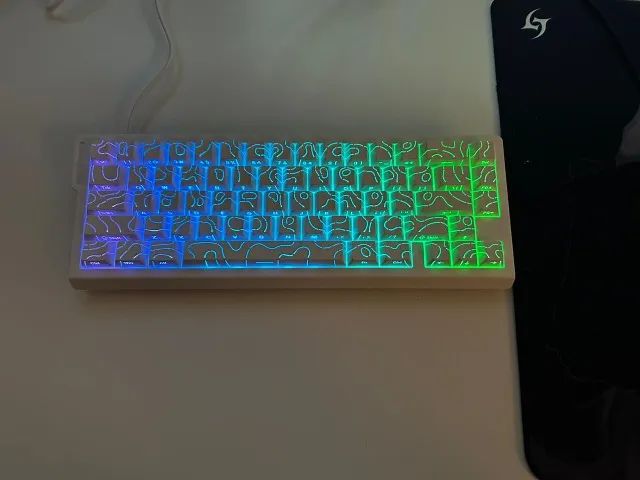Teclado Gamer Magnético Attack Shark X68he Branco - NOVO - Foto 3