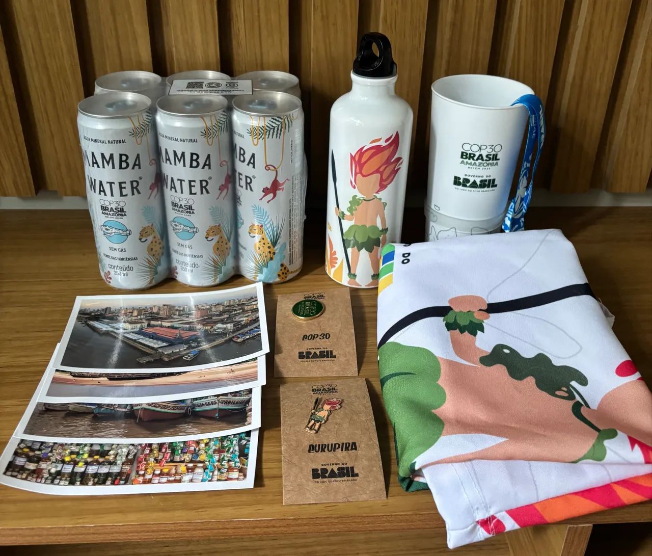 souvenirs/lembranças oficiais da COP 30