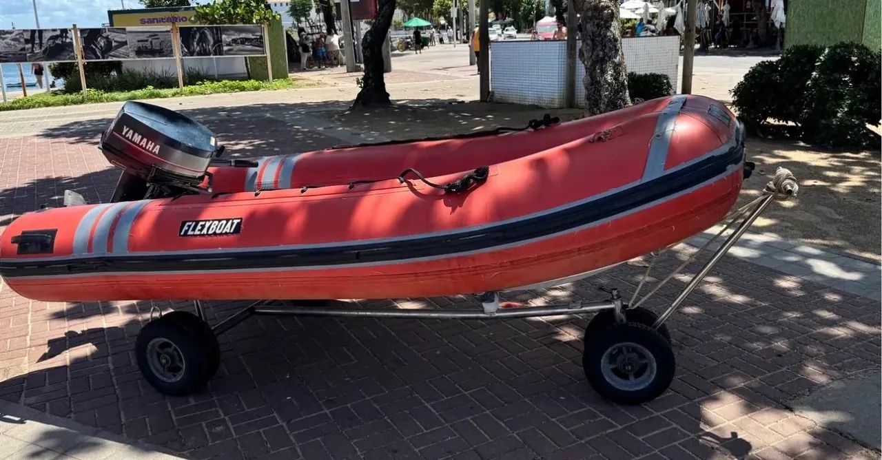 Bote Flexboat SR12 motor yamaha 25hp  - Foto 3